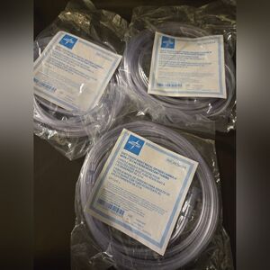 LOT of 3 Medline HCS4514 Soft-Touch Adult Nasal Cannula 7ft. Tubing HCS-4514